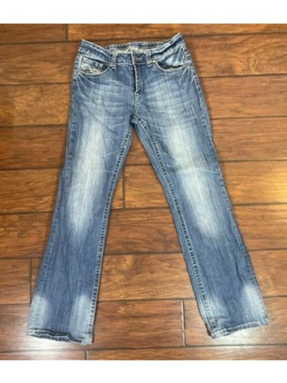 Women's Jeans Size 30 x 33 Cowgirl Tuff  Boho Western y2K Grunge Rodeo Country